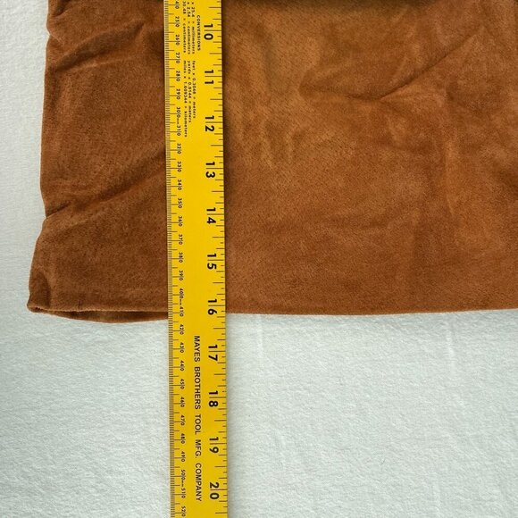 BlankNYC Suede Leather Mini Skirt Double Buckle Detail Back Zipper Women 26 - Picture 11 of 16